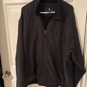 Champion Men's Black fleece lined Windbreaker